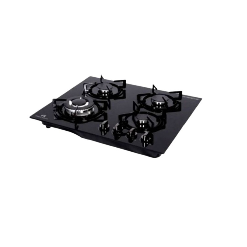 PLAQUE DE CUISSON GALAXY NATUREL 4FEUX 60CM NOIR EMAILLEE Q4050F-FFD