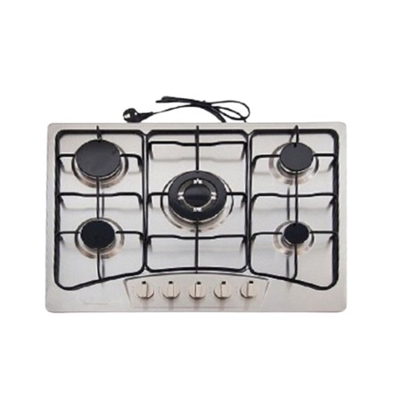 PLAQUE DE CUISSON GALAXY NATUREL 5FEUX 75CM INOX 5400