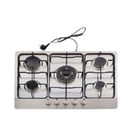 PLAQUE DE CUISSON GALAXY NATUREL 5FEUX 82X56CM INOX FONTE 5300