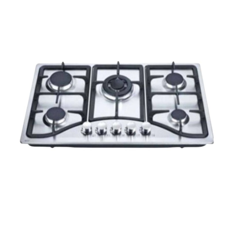 PLAQUE DE CUISSON STARONE 5FEUX 75CM INOX FONTE ST-801