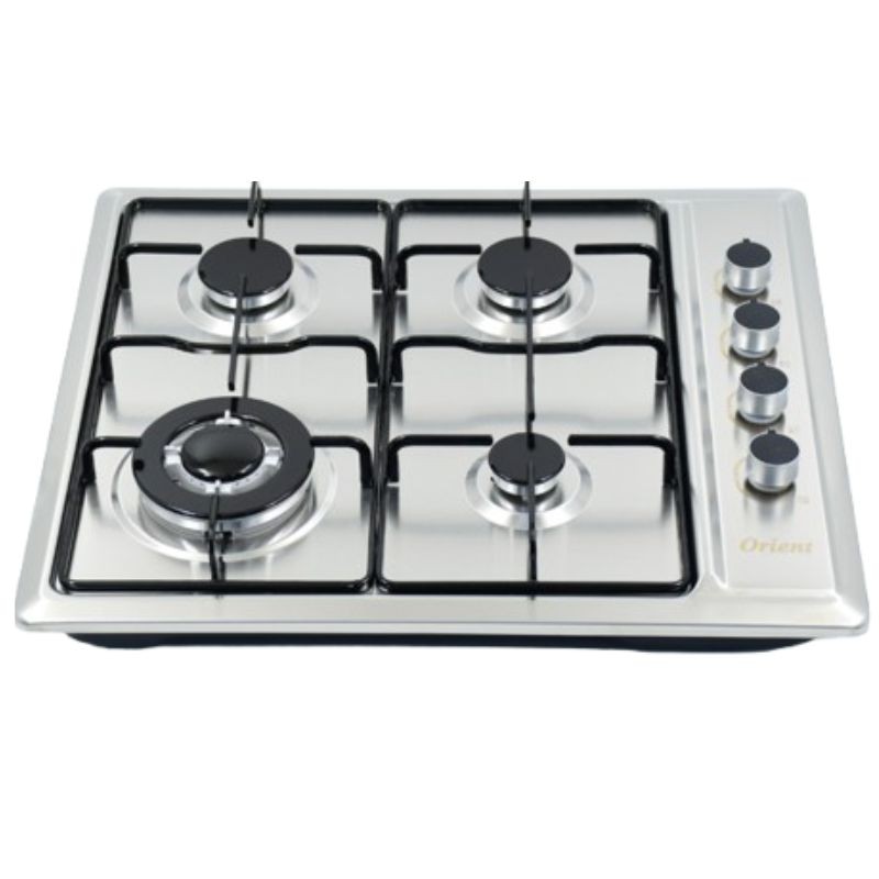PLAQUE DE CUISSON ORIENT 4FEUX 60CM INOX FONTE OP-4F-IFV2