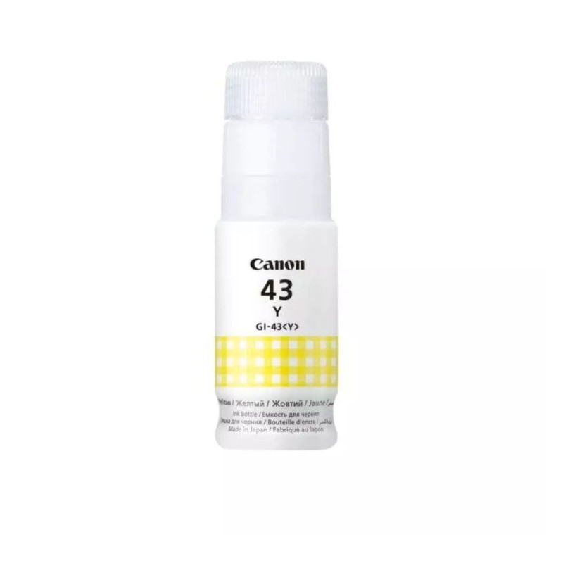 BOUTEILLE CANON GI-43 JAUNE