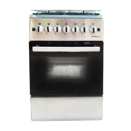 CUISINIERE SATACER 90-60CM 4 FEUX SILVER F6B40G2I