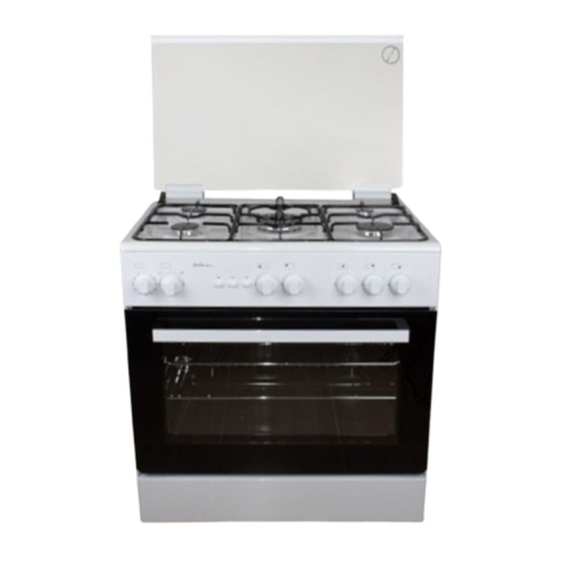 CUISINIERE SATACER  5 FEUX BLANC 7656X SF8500-WI