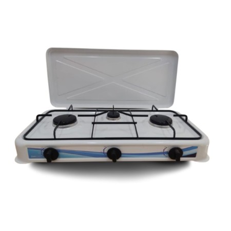 RECHAUD NEWMED 3 FEUX BLANC 6035B3