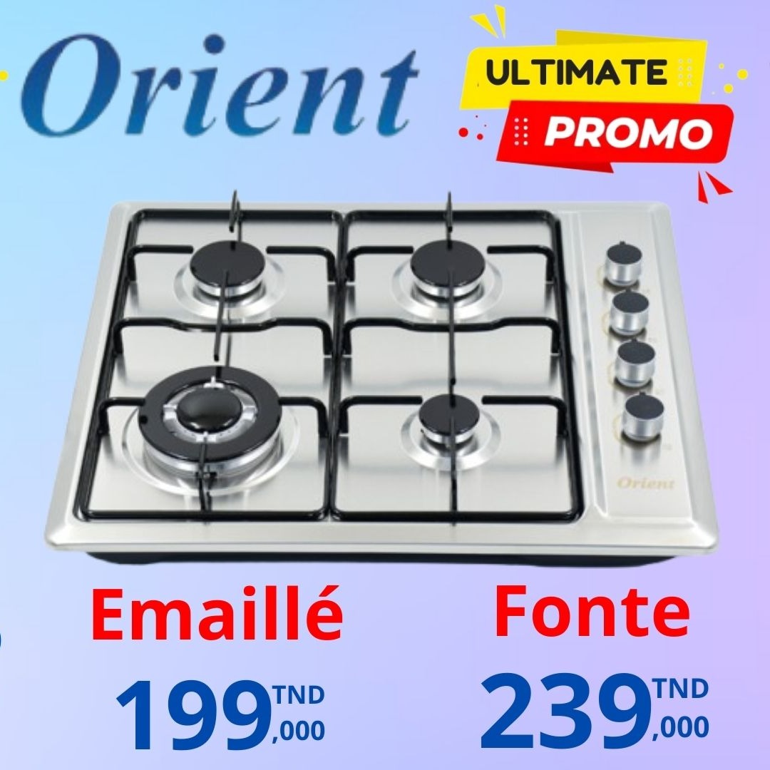 Plaque orient 4 feux